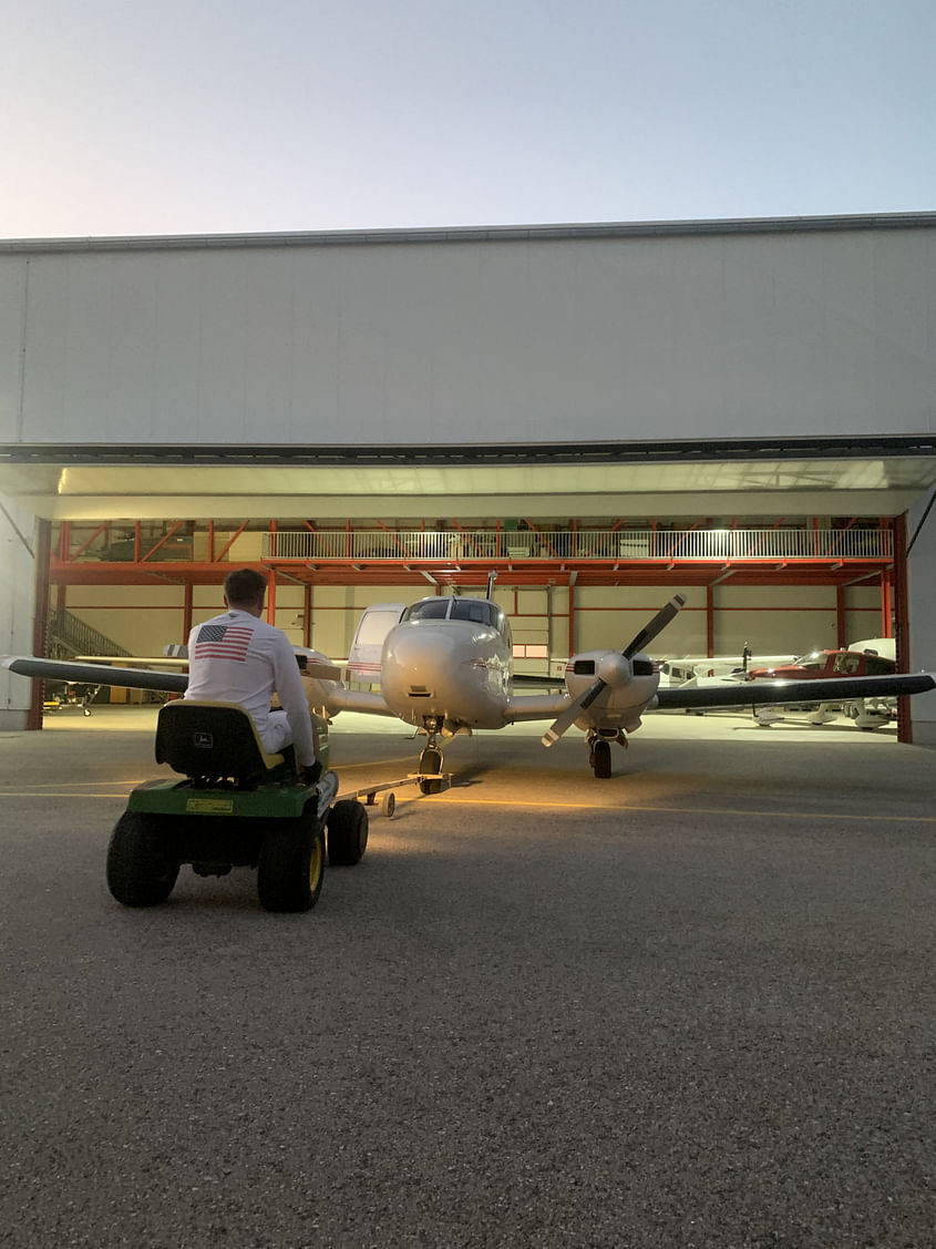 Flug über Wien