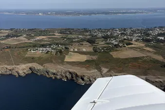 Groix vue du ciel