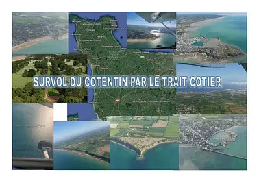 Ballade Aérienne au-dessus du Cotentin par le trait côtier