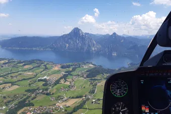 Traumflug über Wolfgangsee, Mondsee & Salzkammergut