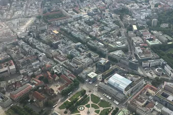 Rundflug über Stuttgart und Bad Cannstatt