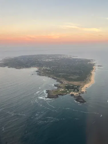 Belle-Île vue du ciel : escapade aérienne depuis Yeu