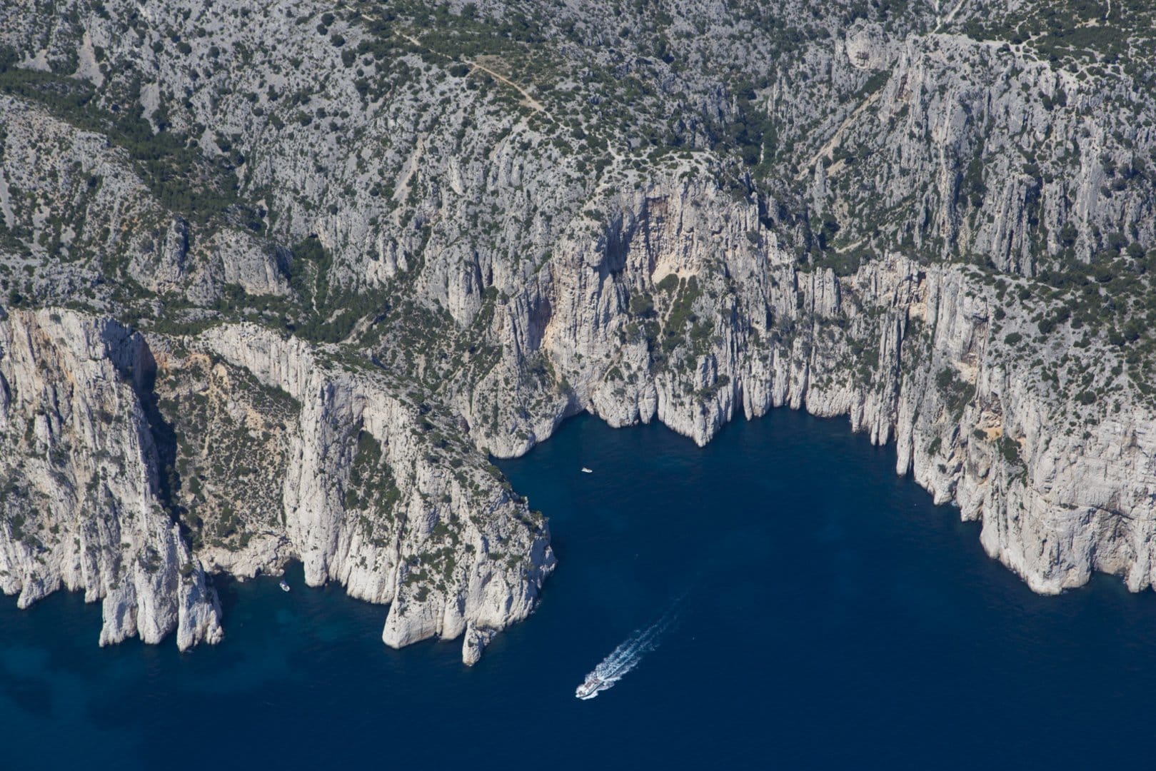 Les Calanques de Cassis vues du ciel