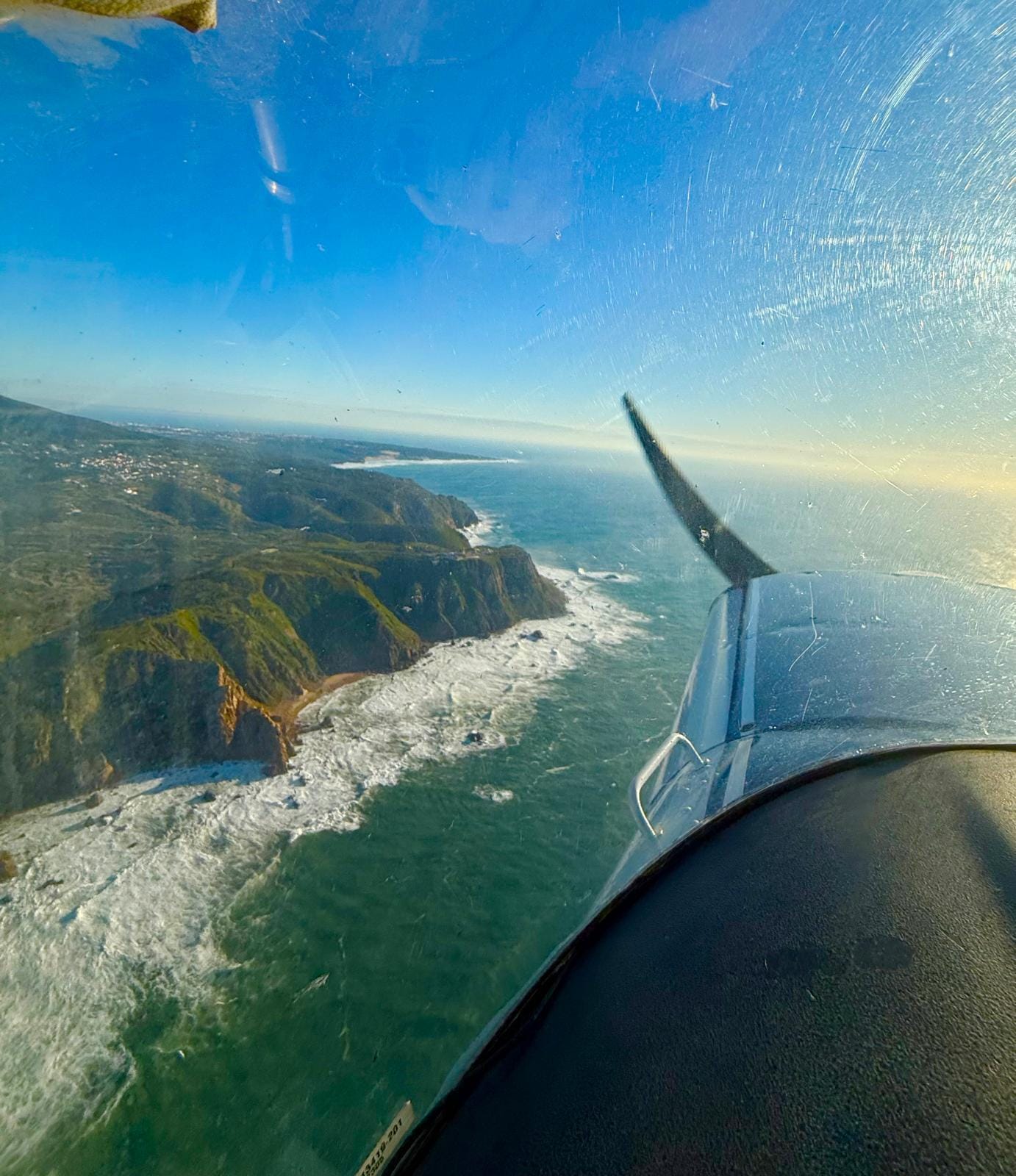 Flying over Cabo da Roca