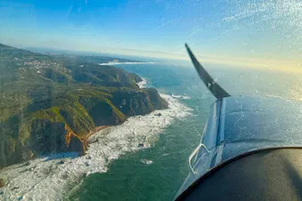 Flying over Cabo da Roca