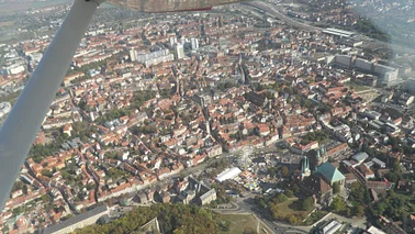 Erfurt / Thüringen von oben