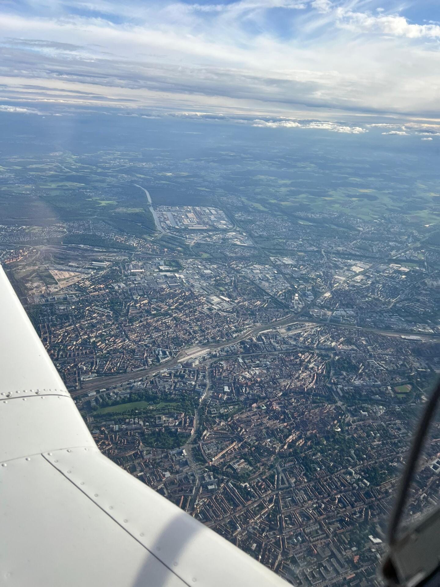 30 Minütiger Rundflug über Nürnberg