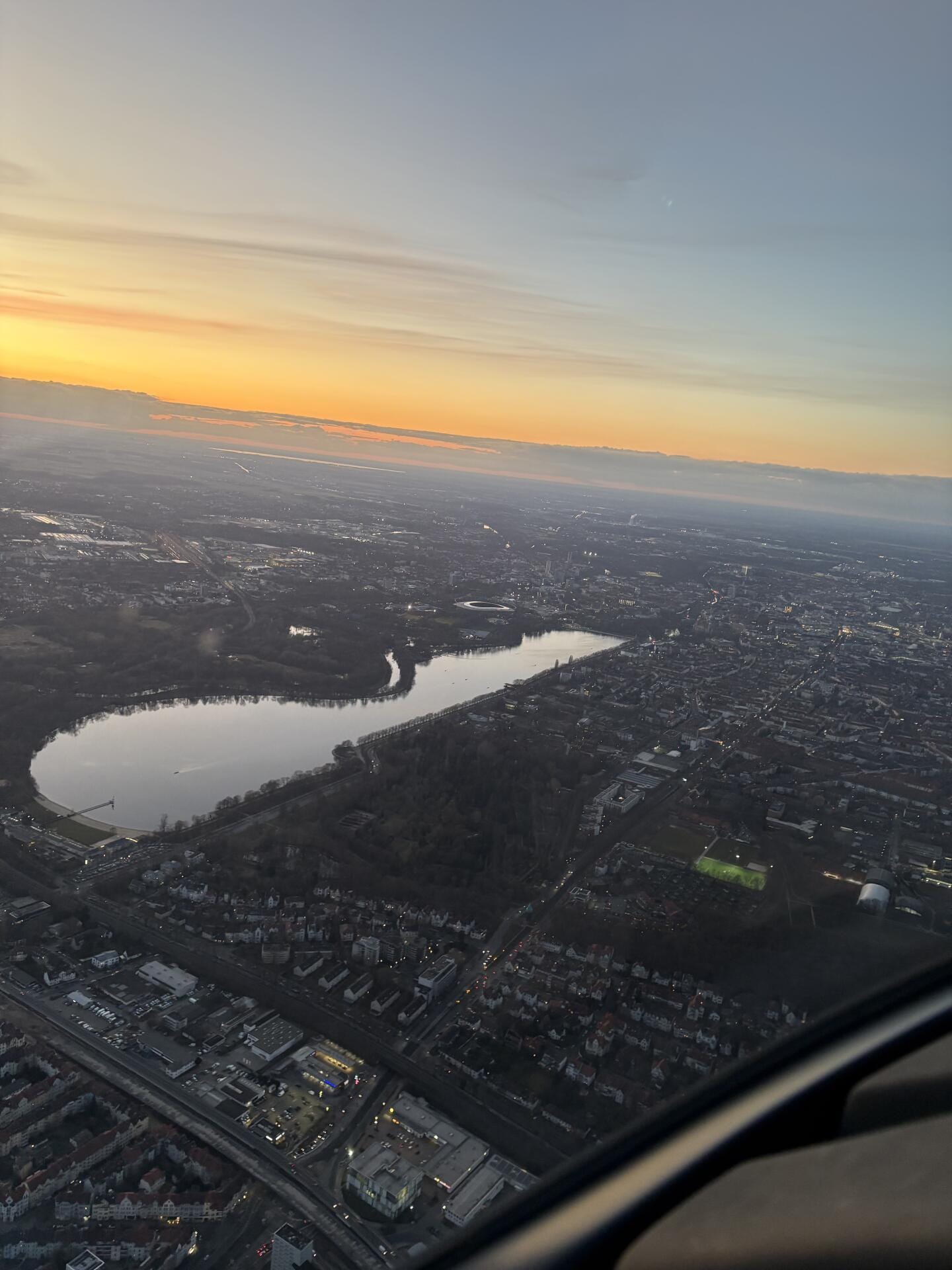 Sonnenuntergang über dem Maschsee