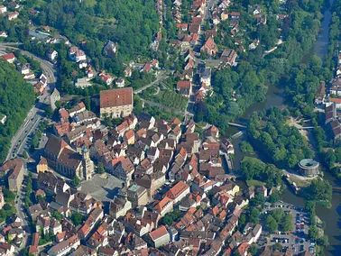 Rundflug 60 min Schwabisch Hall Hohenloher Land Comburg