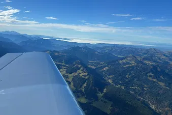 Rundflug über das Allgäu