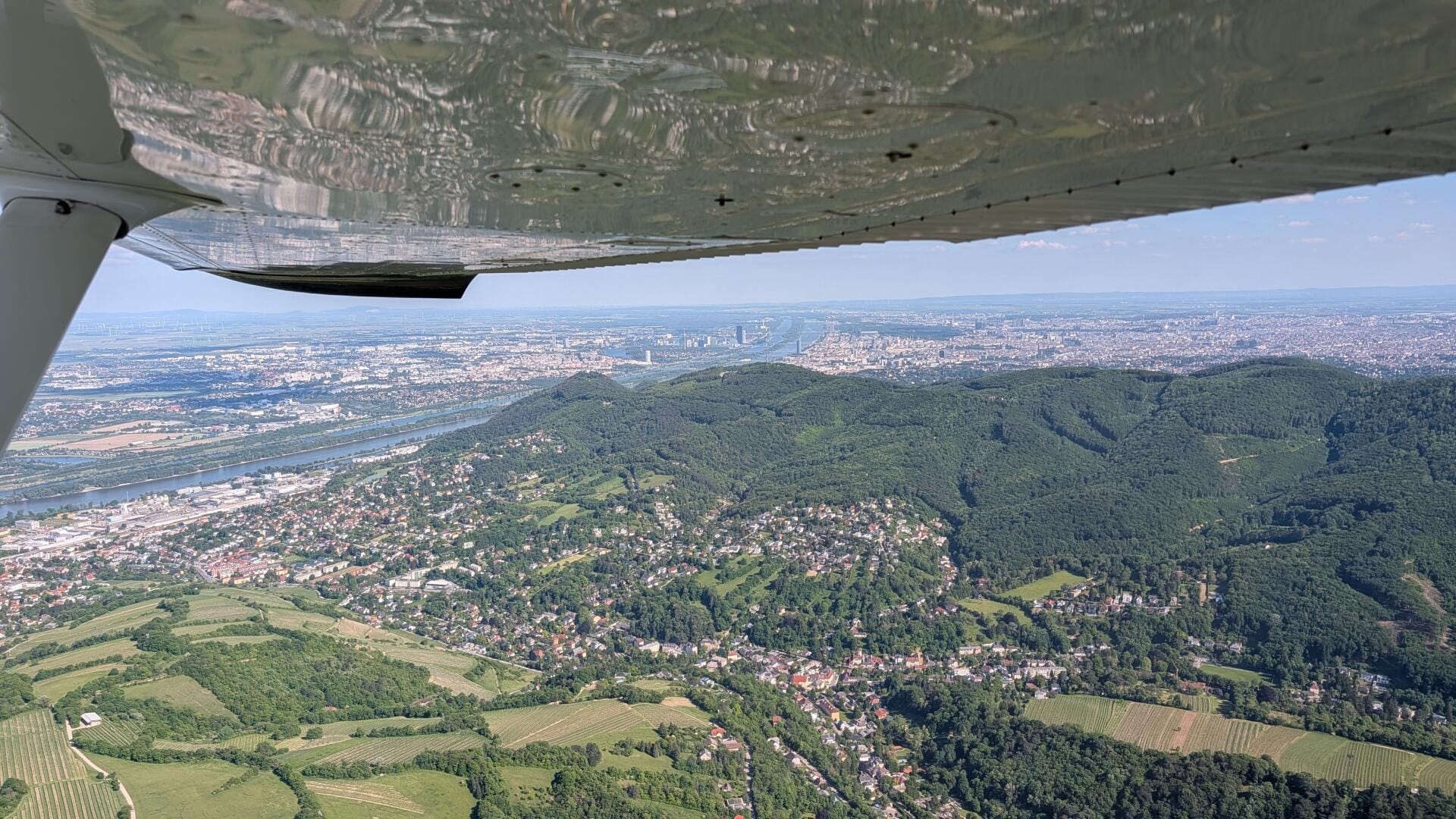 Großer Rundflug über Niederösterreich und Wien