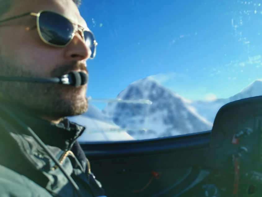 Eigernordwand (The Wall) Flight with Thierry