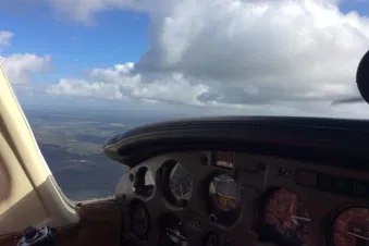 En vol su le plateau cordais