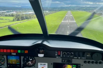 Atterrissage St Etienne