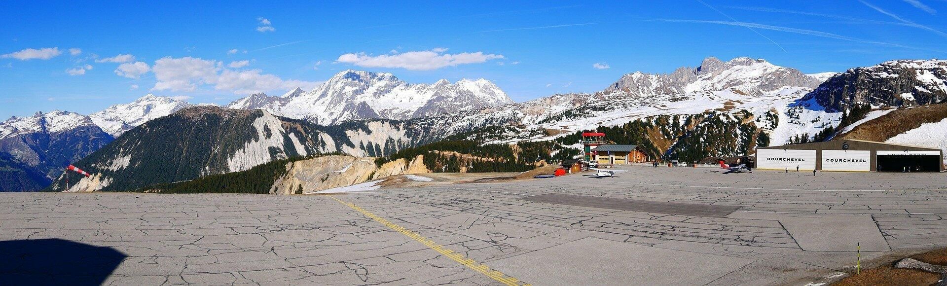 Weekend Ski trip or summer holiday  to Courchevel Altiport