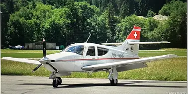 Alpenrundflug in einer Rockwell Commander