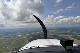 Unterwegs ueber dem Havelland