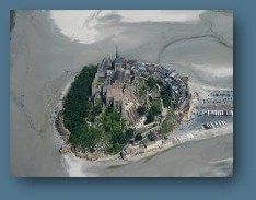 Mont Saint Michel du ciel avec pause à Granville