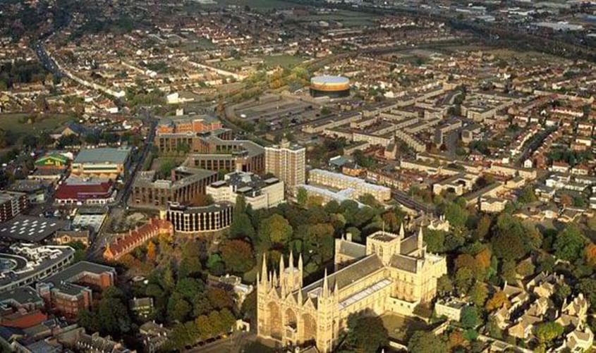 Peterborough from the Air