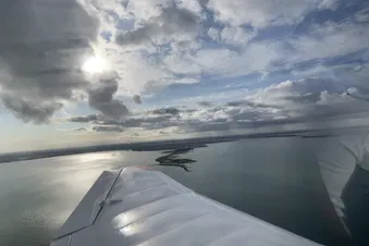 Balade aérienne jusqu'à Fort Boyard