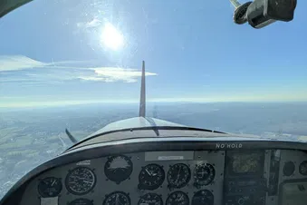 Schnupperfliegen über dem Rhein-Main Gebiet