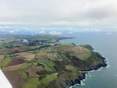 Fly to Salcombe Bolt Head in Devon for the day