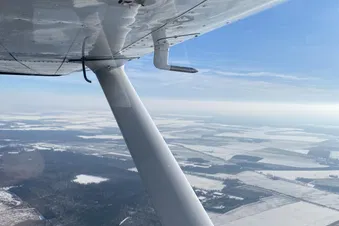 Rundflug über Leipzig und Halle