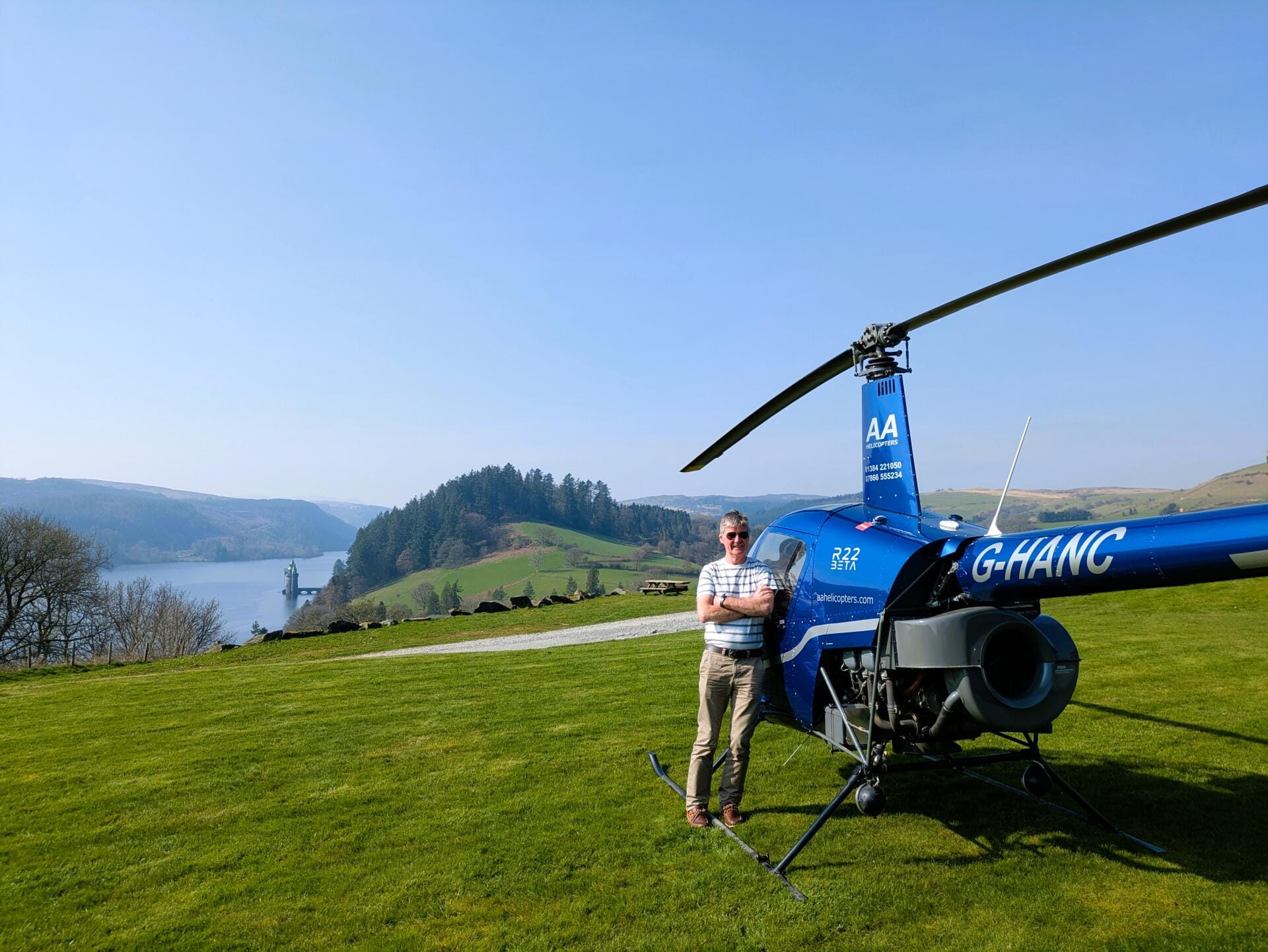 Enjoy the thrill of flying in a helicopter!