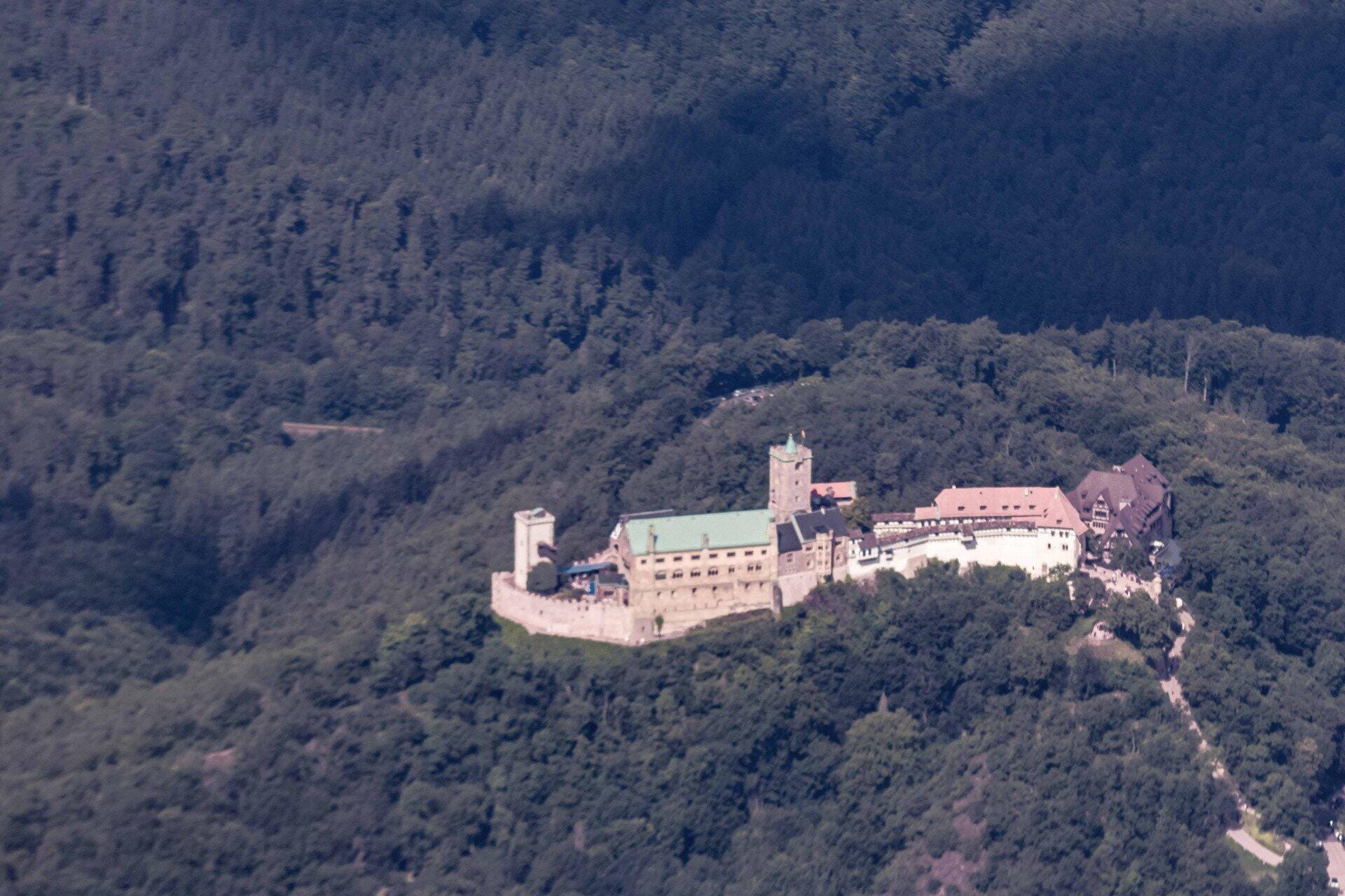 Großer Rundflug über Kassel / Edersee / Wartburg / Brocken