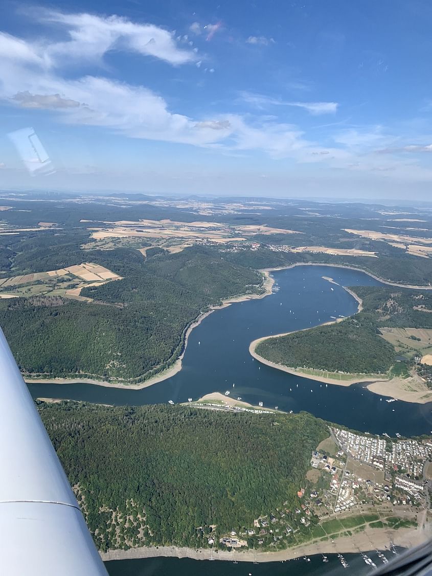 Großer Rundflug über Kassel/ Nordhessen/ Südniedersachsen