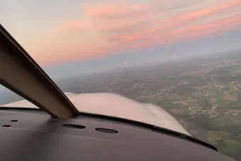 Sonnenuntergang über Nürnberg