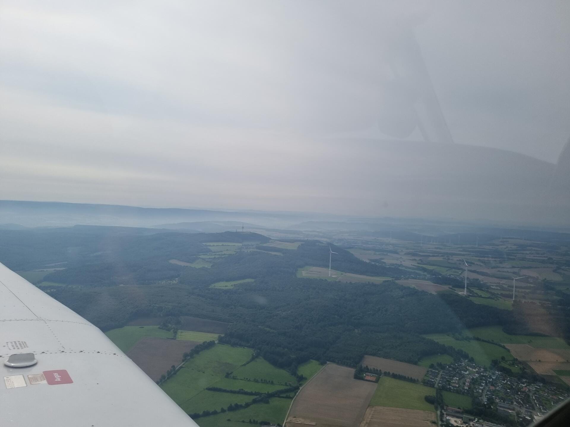 Weser, Wasser und Wiehengebirge ein großartiger Rundflug