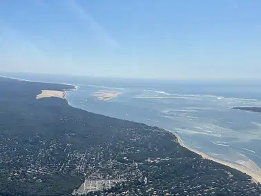 Vol au dessus du bassin d’Arcachon