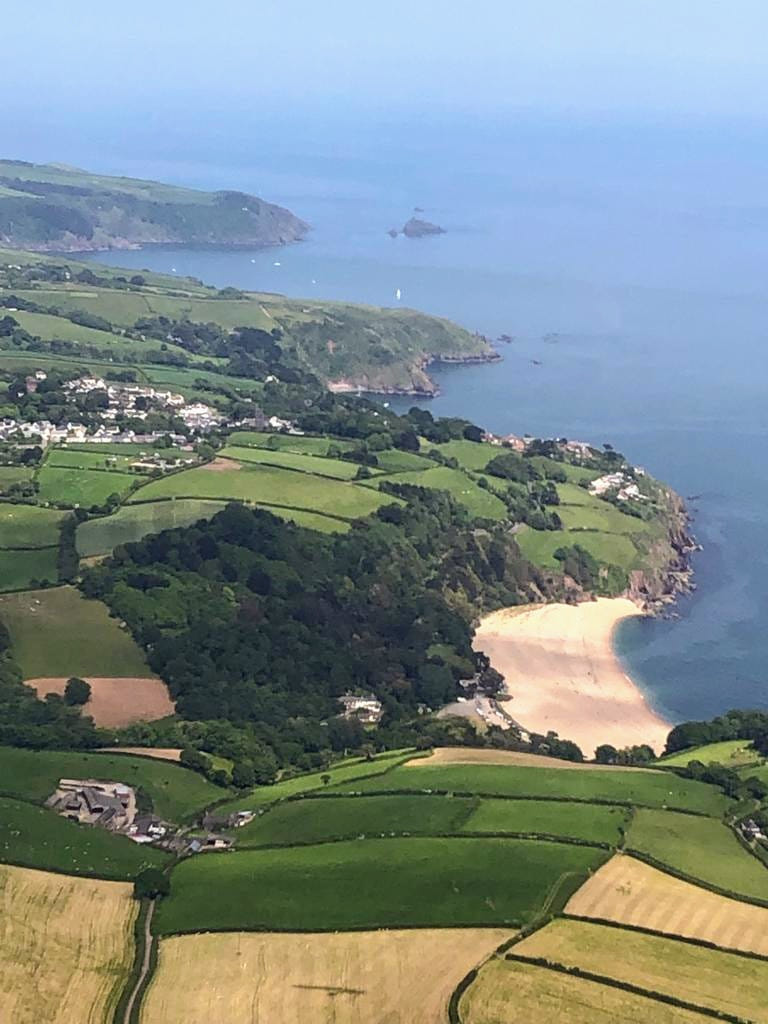 Fly to Salcombe Bolt Head in Devon for the day