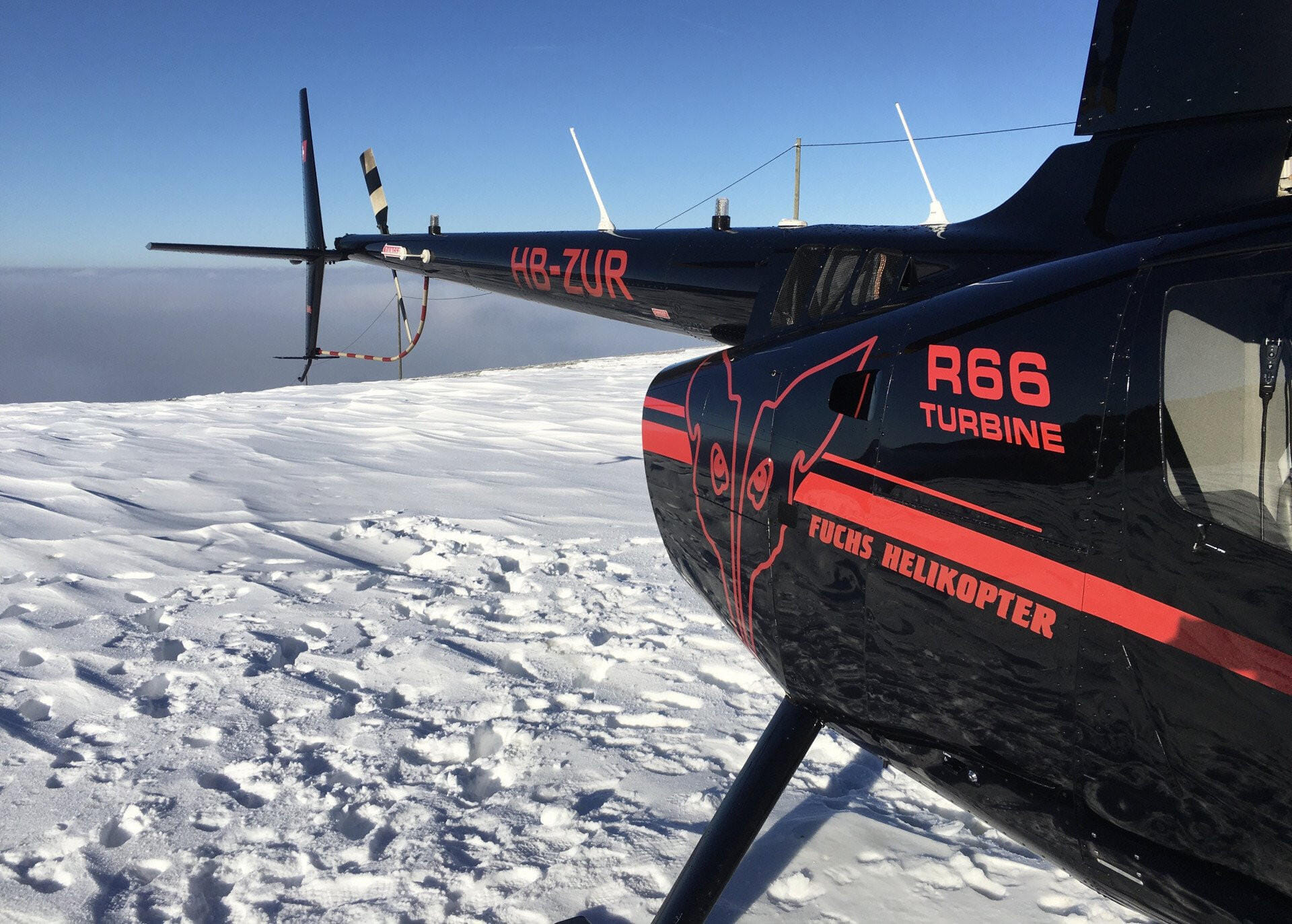 Helikopterflug im Herzen der Schweiz