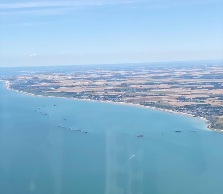 Balade aérienne Plages du débarquement