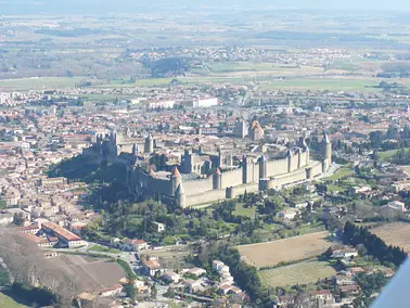 A départ de Castelnaudary, La cité de Carcassonne