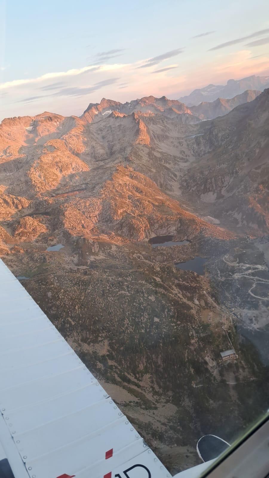 Vol au dessus des Pyrénées