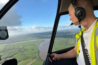 Scenic Helicopter Adventure Over the River Wye Valley