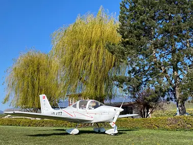 Baptême de l'air à bord d'un avion moderne en Gruyère