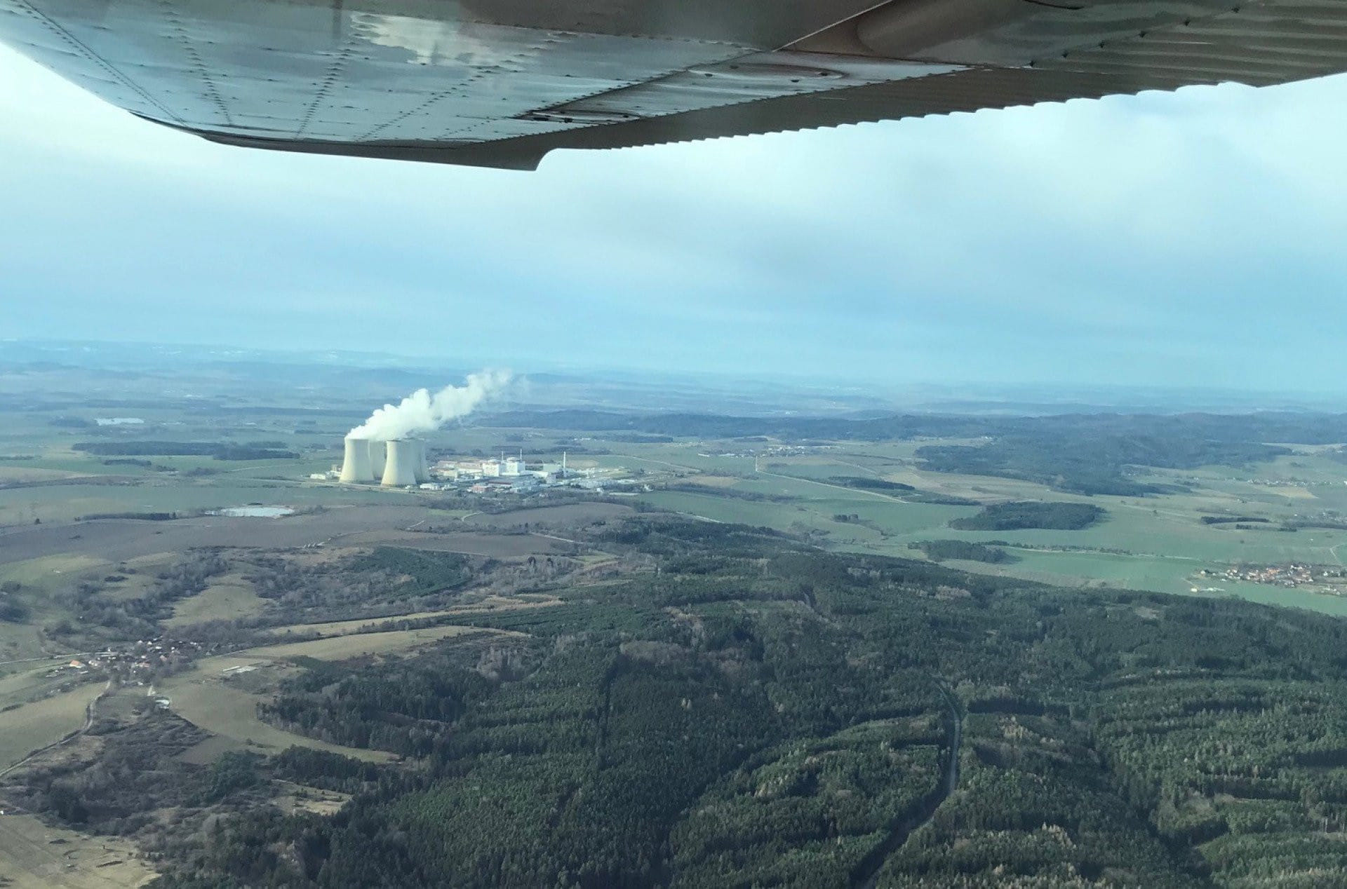 2 hour scenic flight to South Bohemia (Český Krumlov)
