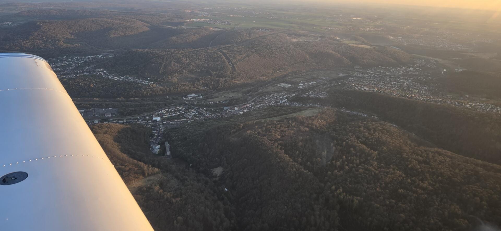 Vol le long de la Moselle - retour par la Fensch