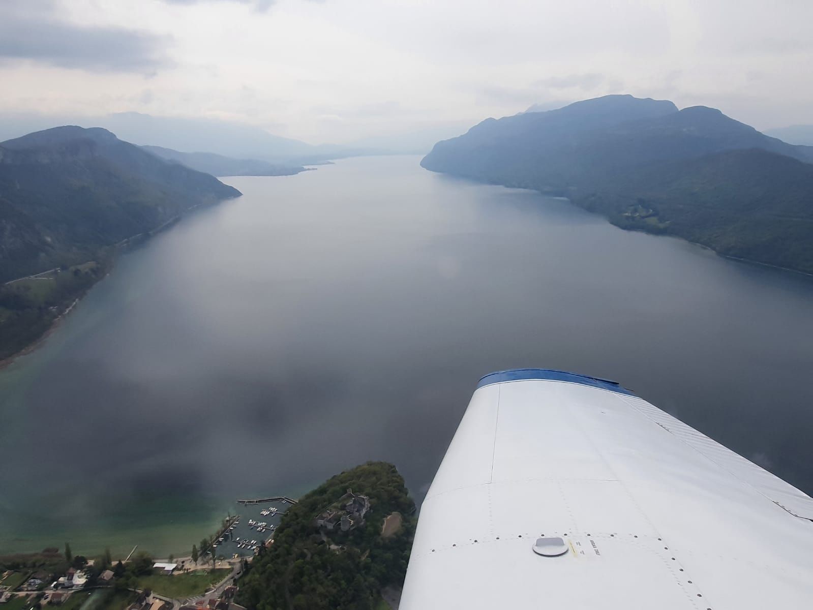 Survol du Lac du Bourget depuis Lyon