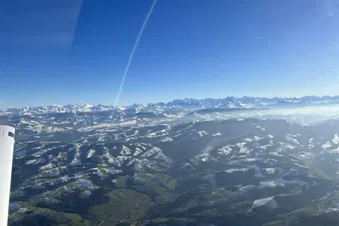 View at the Alps