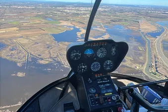 La Camargue vue du ciel