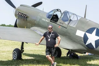 Survol plage de débarquement du Var