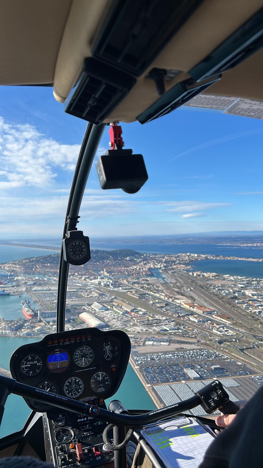 Tour de Sète en hélicoptère