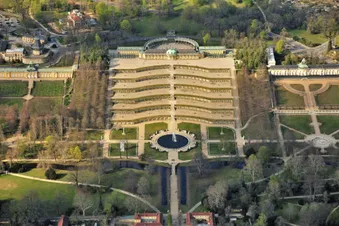 Potsdam und Potsdam's Schlösser von oben