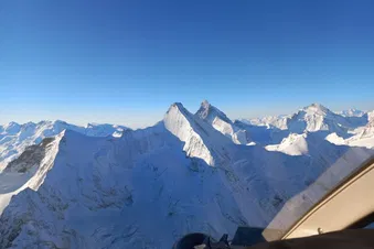Tour du Cervin et remontée du Glacier d'Aletsch en hélico