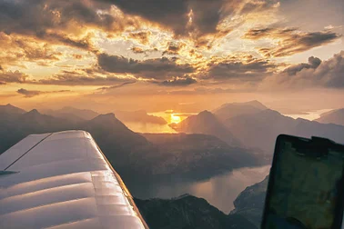 Sonnenuntergangsflug 🌅😎👍🏼